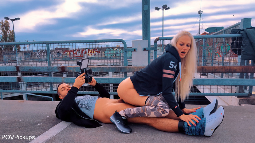 BestBDSM24.com - Image 46571 - Filthy car park fuck with blonde silicone chick